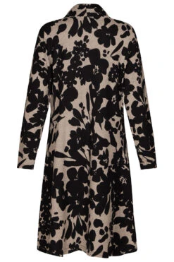 Silhouette Floral Cowl Neck Soft Touch Dress -Mod Vanta Sales Store 900447281 alt2