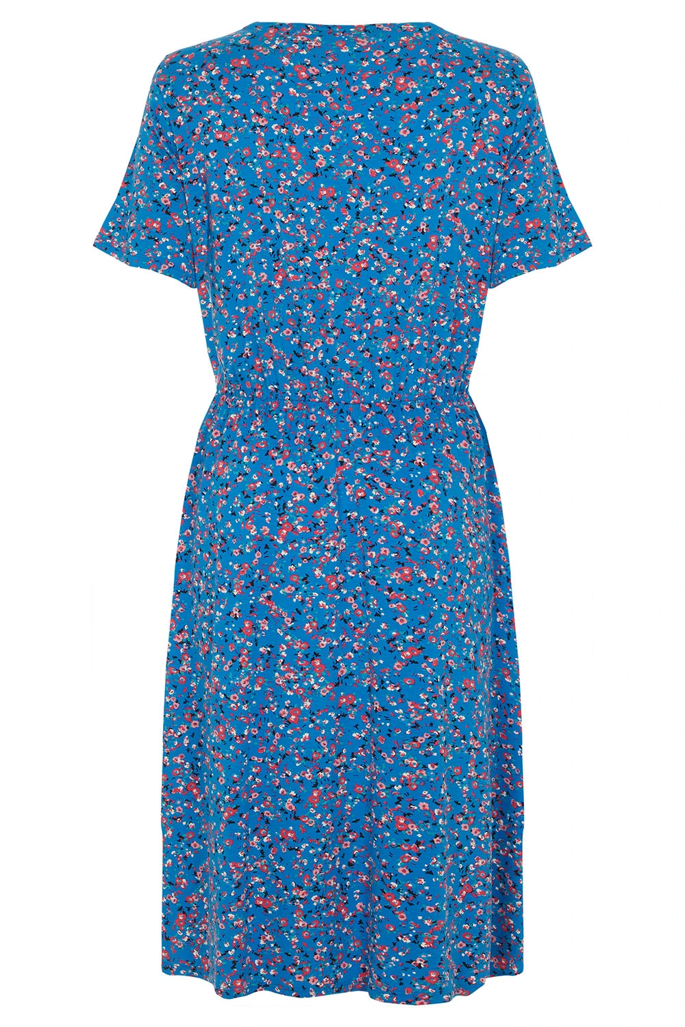 Ditsy Print Jersey Wrap Dress 5 Ditsy Print Jersey Wrap Dress - Image 3