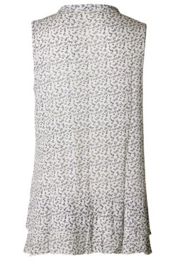 Sleeveless Ditsy Floral Print Blouse -Mod Vanta Sales Store 900471093 alt2