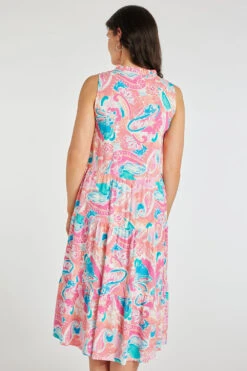 Sleeveless Ruffle Neckline Tiered Dress 19 Sleeveless Ruffle Neckline Tiered Dress -Mod Vanta Sales Store 94050563 alt412