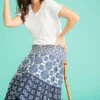 Painted Tiles Tiered Skirt -Mod Vanta Sales Store BonMarche SS SHOT017 062