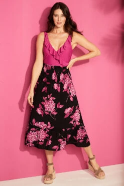 Botanical Peony Multiway Dress -Mod Vanta Sales Store BonMarche Swimwear SHOT025 0073