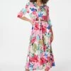 Izabel London – Floral Tailored Midi Shirt Dress -Mod Vanta Sales Store D164583264 ALT1