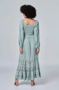 Izabel London – Paisley Smocked Maxi Dress -Mod Vanta Sales Store D164920405 alt13