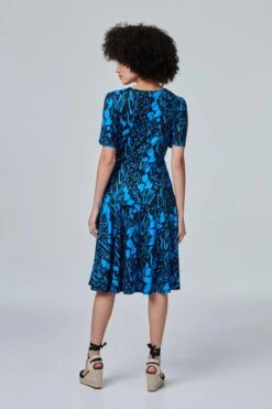 Izabel London – Printed Knot Front Midi Dress -Mod Vanta Sales Store D166678263 ALT3