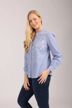 Mudflower - Flower Embroidered Shirt 12 Mudflower - Flower Embroidered Shirt -Mod Vanta Sales Store Mudflower20Day201 4203
