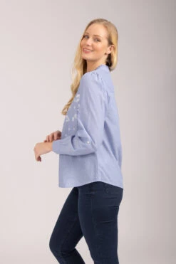 Mudflower - Flower Embroidered Shirt 10 Mudflower - Flower Embroidered Shirt -Mod Vanta Sales Store Mudflower20Day201 4205