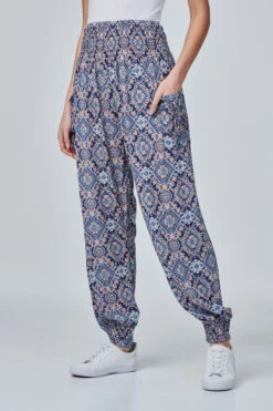 Izabel London – Mosaic Print Harem Pants -Mod Vanta Sales Store P731280378 ALT3