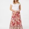 Izabel London – Floral Border Print Maxi Skirt 1 Izabel London – Floral Border Print Maxi Skirt -Mod Vanta Sales Store S161002925 ALT1