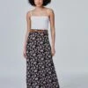 Izabel London – Ditsy Floral Ankle Length Skirt -Mod Vanta Sales Store S513858250 ALT1