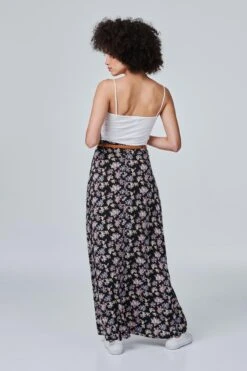 Izabel London – Ditsy Floral Ankle Length Skirt -Mod Vanta Sales Store S513858250 ALT3